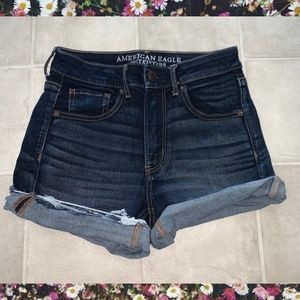 American Eagle Super Hi Rise Denim Shorts